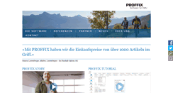Desktop Screenshot of proffix.net